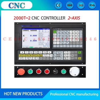 Mirip mis Pengontrol CNC Paneel Kontrol GSK mis Fungsi PLC 2 Sumbu Kit Pengontrol Bubut CNC untuk Transformasi Alat Mesin