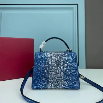 Luksuslik disain mood naiste teemant crossbody kott kõrge kvaliteediga crystal ühe õla kott trendikas naiste käekott sidur kott