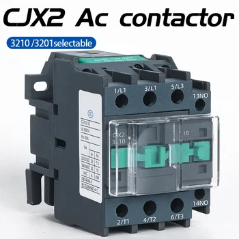 CJX2 3201-3210 Tööstus Elektri-AC Kontaktori, Tugev juhi elektrit, 24V 110V, 220V 380V Puhas Vask Spiraal