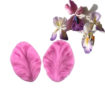 2 Tk Väike Iris Flower Kujuga Silikoonist Hallituse Fondant Kook Dekoreerimiseks Vahendid Šokolaadi Cupcake Küpsetamine Gumpaste Hallituse